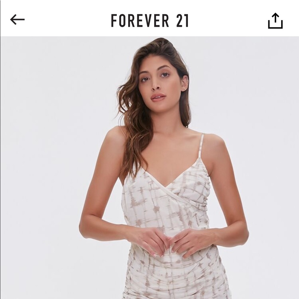 NEVER WORN! F21: Abstract Print High Low Dress